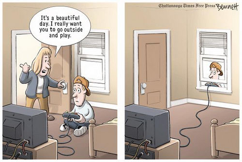 Bennett editorial cartoon